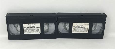 2 tape video set revenge of the cheerleaders toga party 1992 david hasselhoff ebay