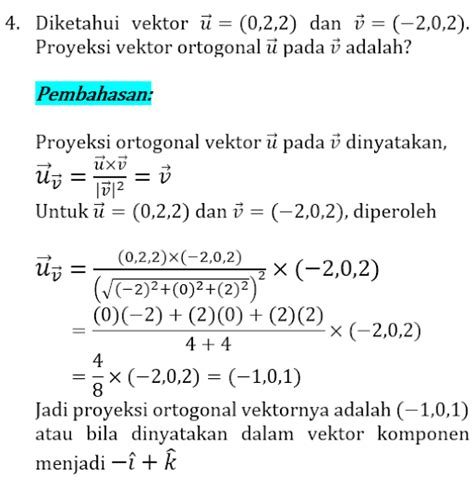Contoh Soal dan Pembahasan Vektor (TERLENGKAP) - Soalskul