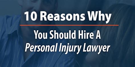 Top 10 List Reasons To Hire An Experienced Personal Injury Attorney