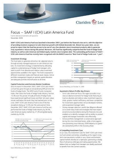Focus Saaf I Ch Latin America Fund