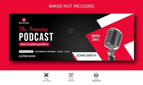 Podcast Banner Free Vectors And Psds To Download