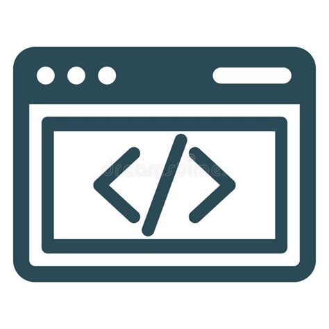 Html Coding Color Isolated Vector Icon That Can Be Easily Modified Or