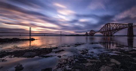 Scotland Forth Bridge 4k Ultra Hd Wallpaper Пейзажи Фотографии