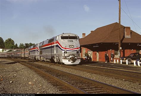 Railpicturesnet Photo Amtk 813 Amtrak Ge P40dc At Culpeper Virginia