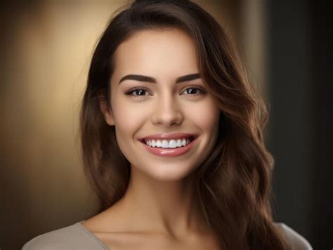Premium Ai Image Dental Care Beautiful Wide Smile Of Healthy Woman White Teeth Coloseup