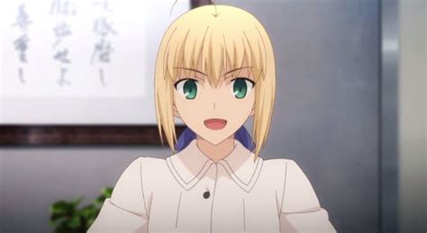 Fate Stay Night 2014 Happy Saber Fate Series Order Fate Anime Series Stay The Night Fate