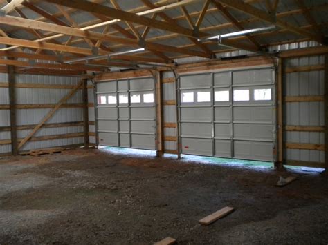 Framing Garage Door Opening Pole Barn