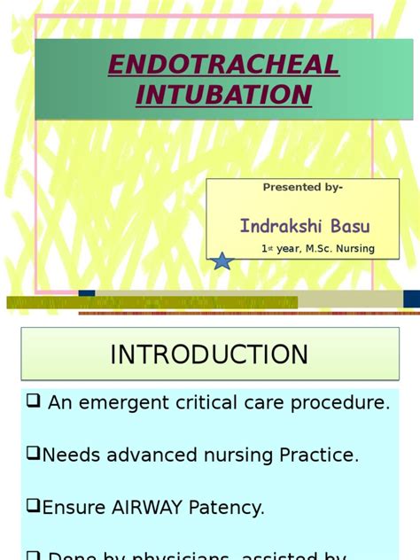 Icd 10 Code For Endotracheal Intubation Placement