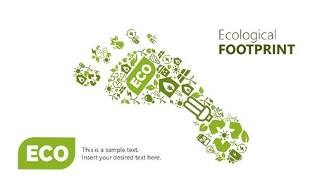 Ecological Footprint Powerpoint Template Slidemodel