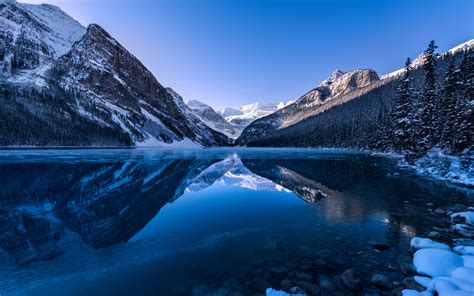 Fonds Decran 1920x1200 Canada Montagnes Lac Photographie De Paysage