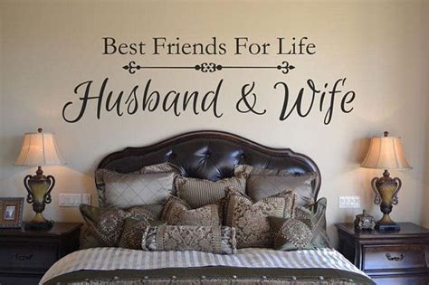 Vinyl Wall Lettering Wall Quotes Decals Husband And Wife Bedroom