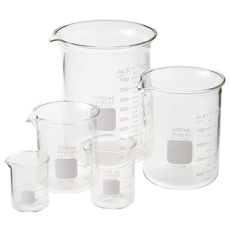 Cg 8048 P Beakers Griffin Low Form Double Scale Graduated Pyrex