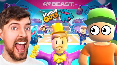 Nova Atualiza O Do Mr Beast No Stumble Guys Youtube