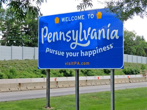 Geographically Yours Welcome Pennsylvania Yardley