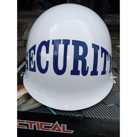Helm Security Putih L Helm Satpam Helm Satpam Helm Security Pth