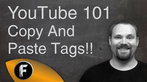 All you need to do is simply select the relevant tags, copy, and paste them right into the corresponding. Copy And Paste YouTube Tags - YouTube 101 - YouTube