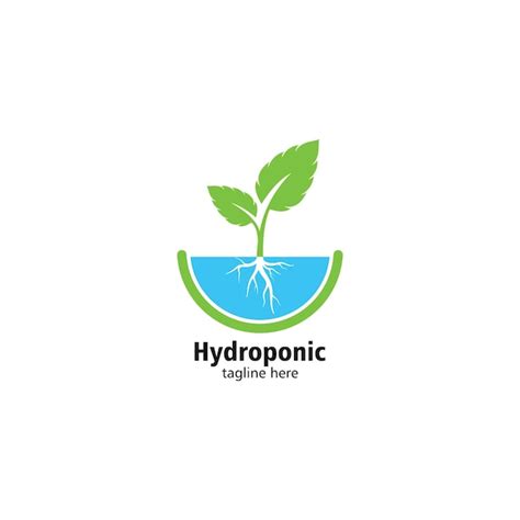 Premium Vector Hydroponic Logo Vector Icon Illustration
