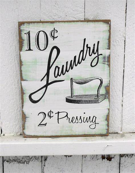 Items Similar To Laundry Room Wood Sign Laundry Room Decor Ironing
