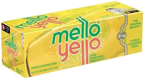 Mello Yellow Soda 12 Pack Of Cans Ebay