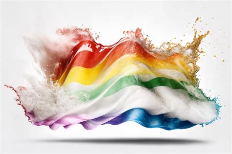 Premium Photo Lgbt Flag Rainbow Art