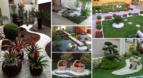 Steal these cheap, easy ideas thankfully, making a more beautiful front yard doesn't require hiring expensive landscapers or lay a simple stone pathway that weaves through your lush yard or garden. Garden Design Ideas With Pebbles