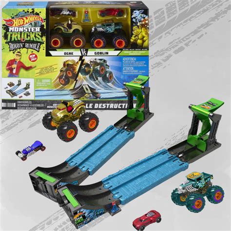 Mattel Zestaw Rajdowy Monster Trucks Roarin Rumble Hot Wheels Sklep