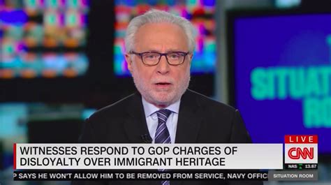 Wolf Blitzer Praises Patriotism Of Immigrant Impeachment