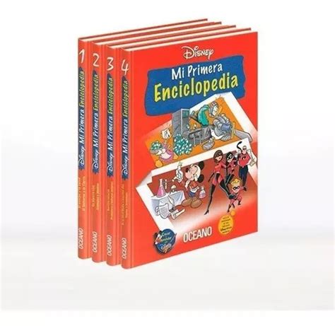 Mi Primera Enciclopedia Disney 4 Tomos Editorial Océano Mercadolibre