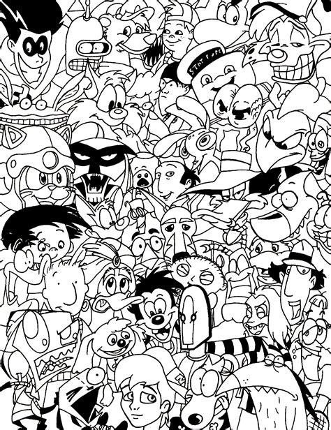 Coloring Pages For Adults Cartoons
