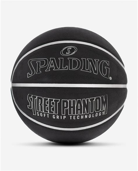 Spalding Street Phantom Silver And Black Outdoor Basketball 295