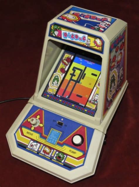 Mini Arcade Coleco Dig Dug Table Top Home Brew Someones Had A Great