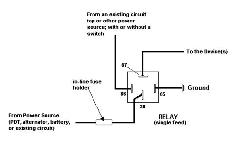 5 Volt Relay Circuit Diagram