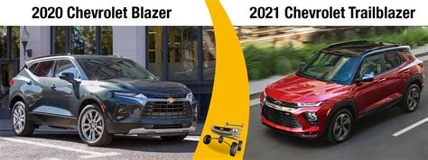 2020 Chevy Blazer Vs 2021 Chevy Trailblazer Chevrolet Of Homewood