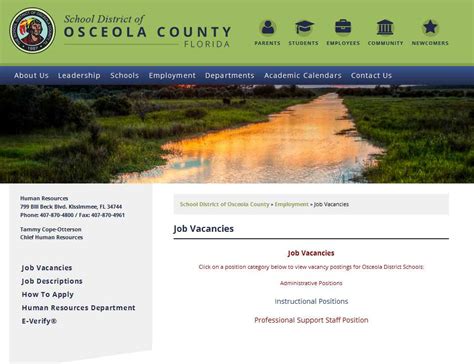 Osceola Public Schools Employment 2022 2023 Student Forum