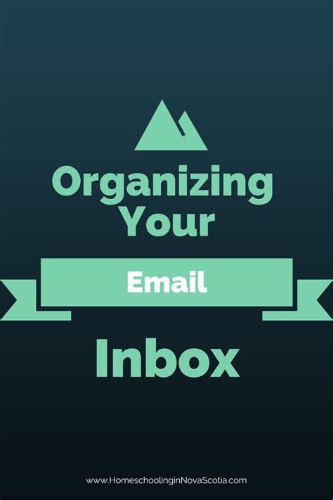 Organizing Your Email Inbox