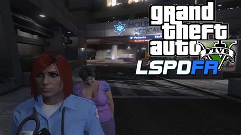 Gta V Cop Mod Lspdfr Day 42 Emt Duty But Shes Already At The