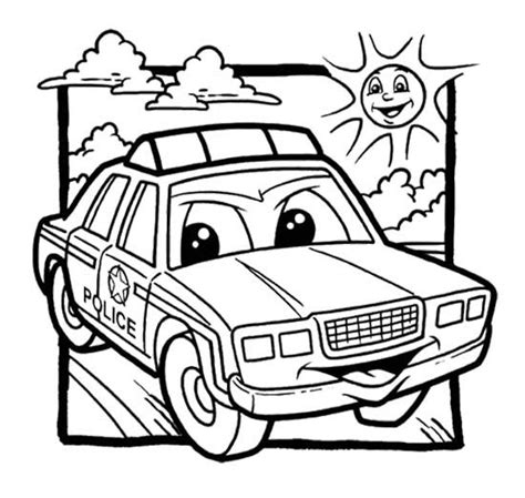 Free printable police car coloring pages. Police Car Coloring Pages for Kids - Enjoy Coloring | Car ...