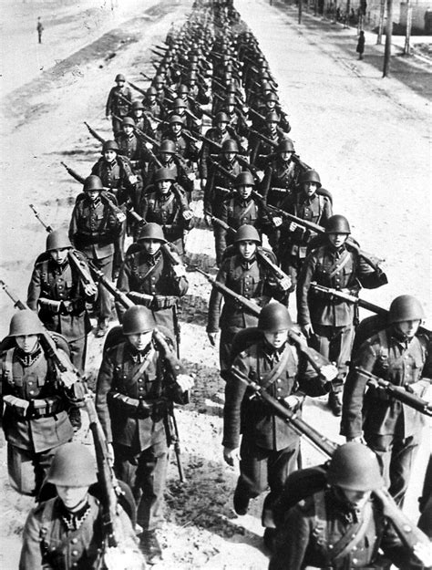 Polish Infantry During The Invasion Of Poland In World War Ii Image