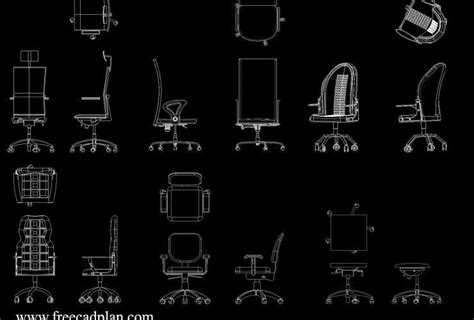 Office Chair Cad Block Archives Free Cad Plan