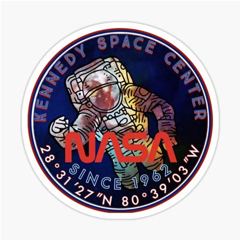 Nasa Kennedy Space Center Astronaut Sticker For Sale By Bfwilson