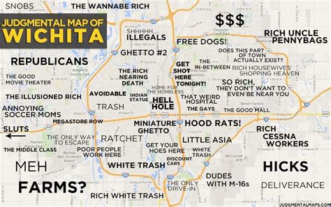 Judgemental Map Of Wichita Wichita