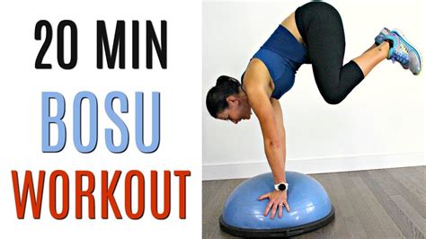 Minute Bosu Cardio Workout Full Body Fat Burner Youtube