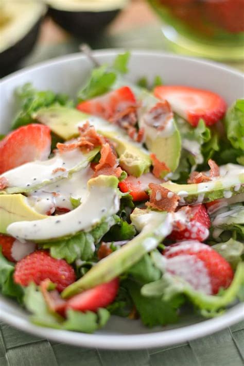 Strawberry Avocado Kale Salad Salu Salo Recipes
