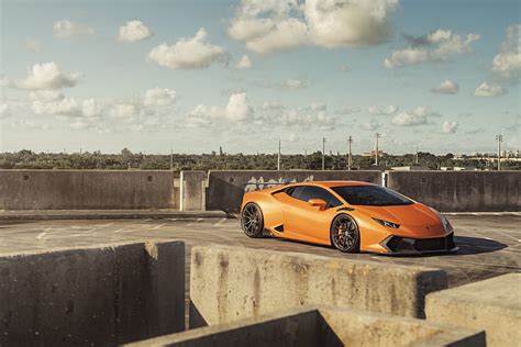 Lamborghini Lamborghini Huracan Coche Orange Car Sport Car