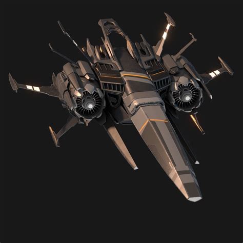 3D model Sleek Starship | CGTrader