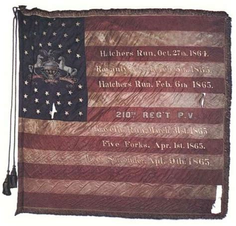 Flag Of The Th Pennsylvania Volunteer Infantry With Battle Honors