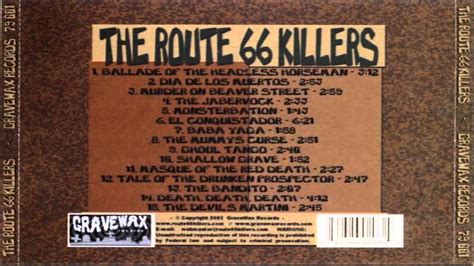 Route 66 Killers Tale Of The Drunken Prospector Youtube