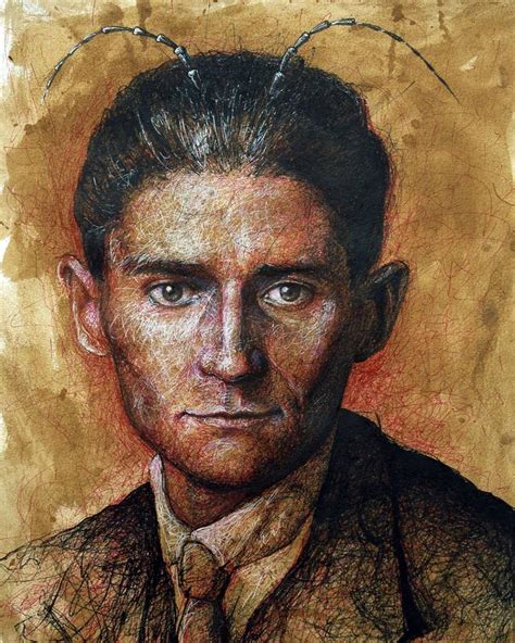 Franz Kafka Drawing By Liu Ling Saatchi Art