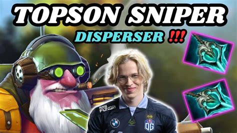 🔥 Topson Sniper Midlane Highlights 🔥 Sniper By Topson Disperser Build