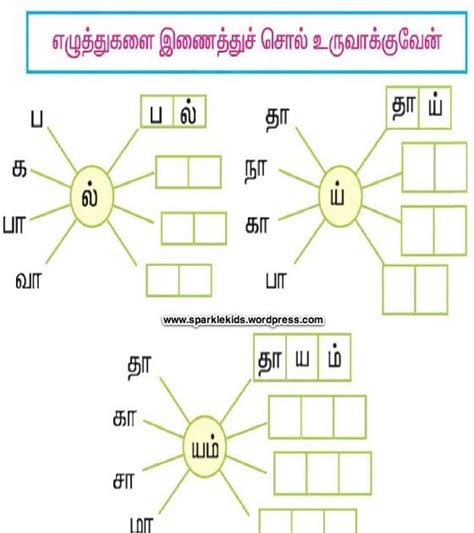 Tamil Worksheet For Ukg